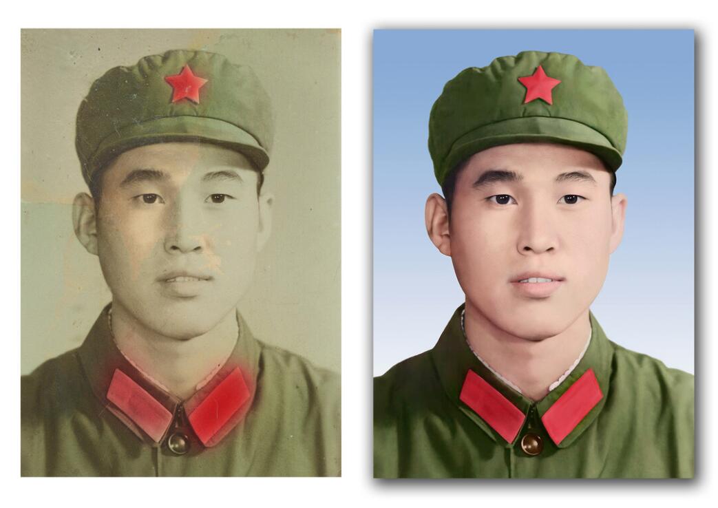 屏边破损照片修复-18